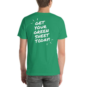 Green Sheet Short-Sleeve Unisex T-Shirt