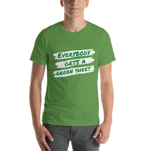 Green Sheet Short-Sleeve Unisex T-Shirt