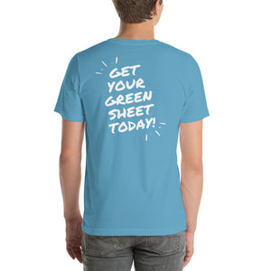 Green Sheet Short-Sleeve Unisex T-Shirt