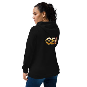 I AM THE CEO Women's eco fitted hoodie