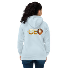 I AM THE CEO Women's eco fitted hoodie