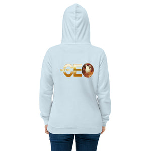 I AM THE CEO Women's eco fitted hoodie