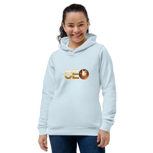 I AM THE CEO Women's eco fitted hoodie