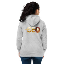 I AM THE CEO Women's eco fitted hoodie