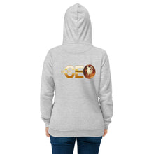 I AM THE CEO Women's eco fitted hoodie