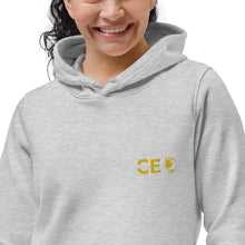 I AM THE CEO Women's eco fitted hoodie Embroidered