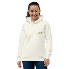 I AM THE CEO Women's eco fitted hoodie Embroidered