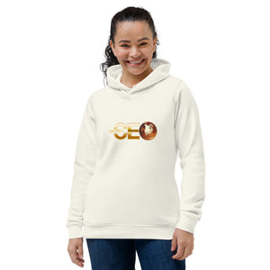 I AM THE CEO Women's eco fitted hoodie