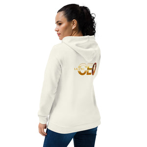 I AM THE CEO Women's eco fitted hoodie