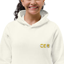 I AM THE CEO Women's eco fitted hoodie Embroidered