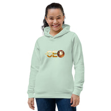 I AM THE CEO Women's eco fitted hoodie