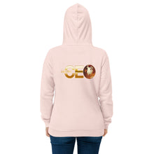 I AM THE CEO Women's eco fitted hoodie